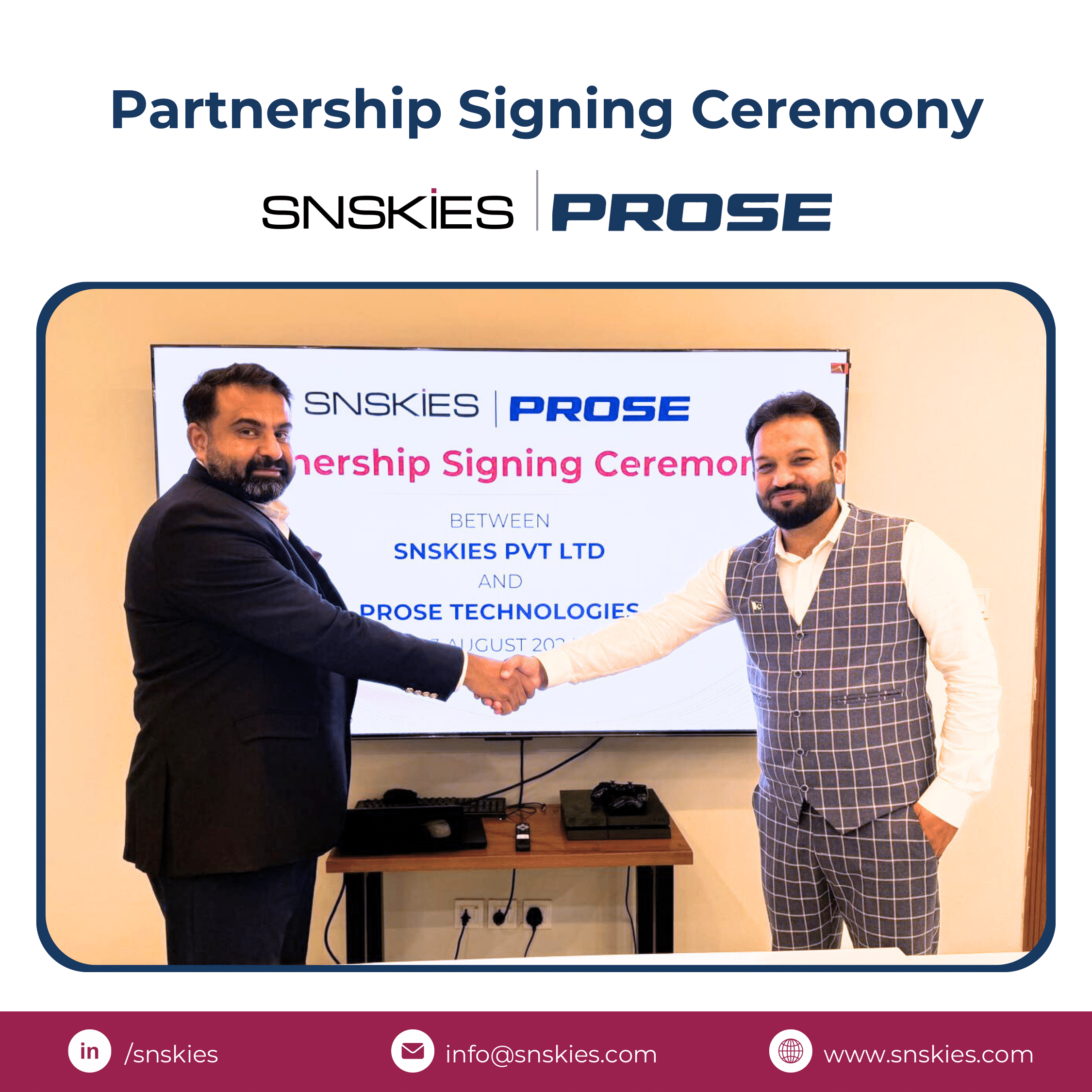 PARTNERSHIP  SIGNING CEREMONY