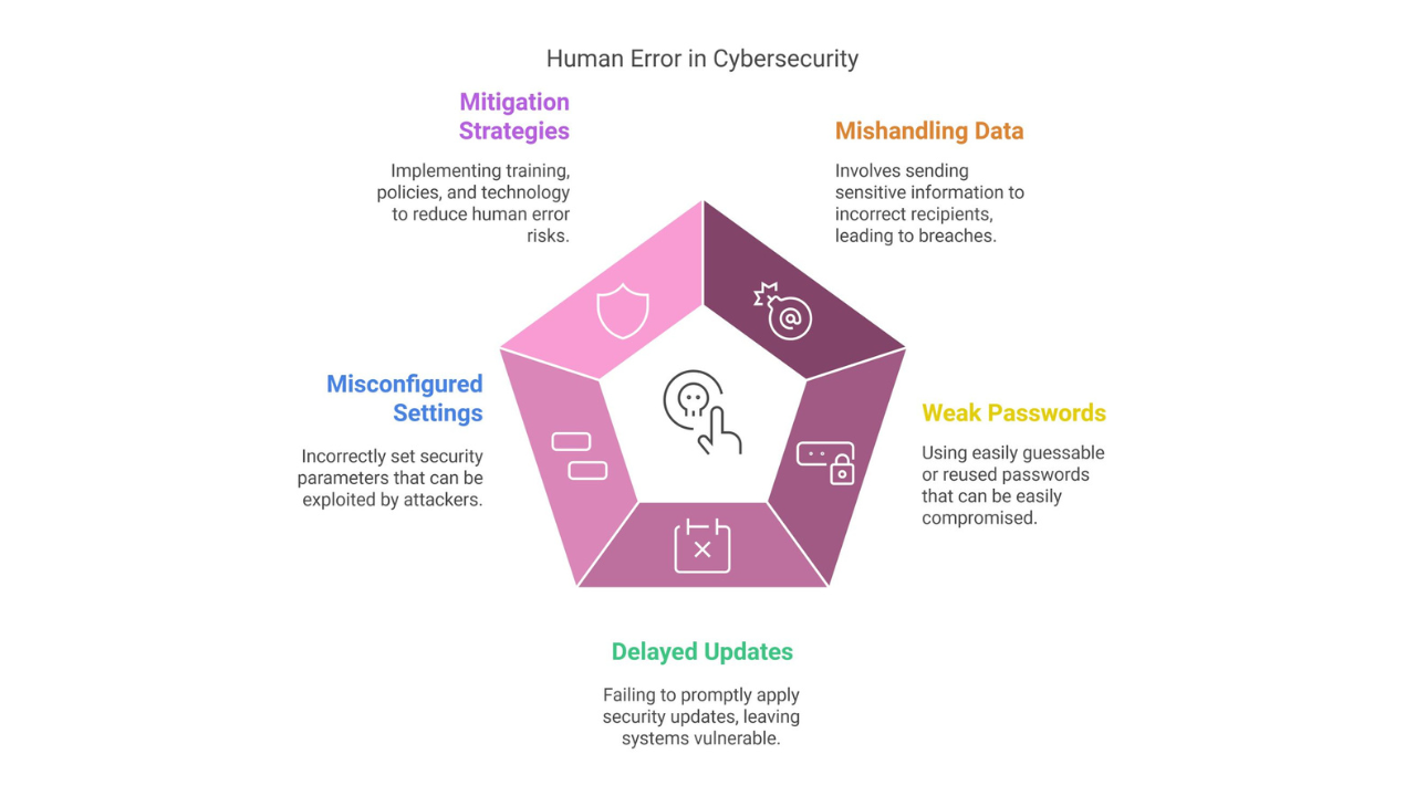 The Role of human Error in Cybersecurity Breaches