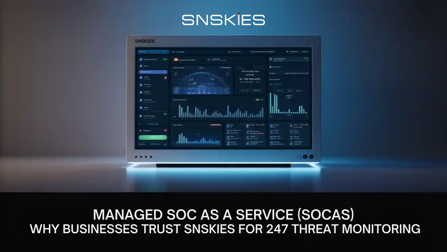 Managed SOC as a Service (SOCaaS) – Why Businesses Trust SNSKIES for 24/7 Threat Monitoring