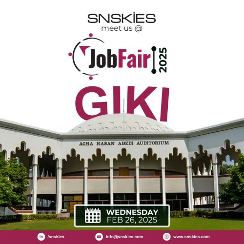 Meet SNSKIES at GIKI Job Fair 2025 – Explore Cybersecurity & IT Career Opportunities